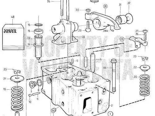 VOLVO PENTA KIT DE JUNTA DE SELLADO 276924 NUEVO