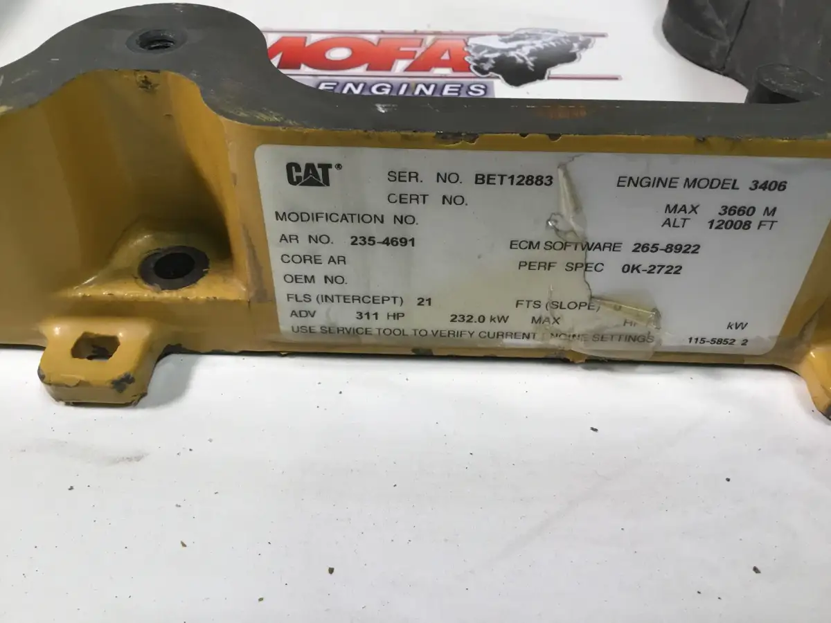 CATERPILLAR TAPA DE VÁLVULA INTERMEDIA 2898215 USADO - Imagen 5