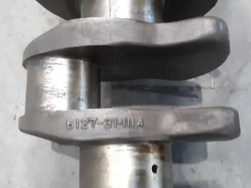 GEBRAUCHTE KURBELWELLE KOMATSU 6D155 6127-31-1114 – Vorschaubild 3