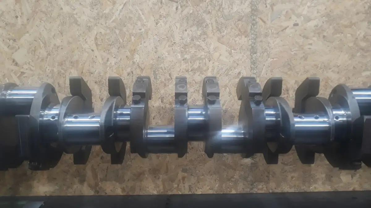 REBUILT MITSUBISHI S12A2 CRANKSHAFT 3262040010 - Picture 7