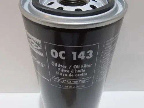 FILTRO DE ACEITE MAHLE OC143 NUEVO