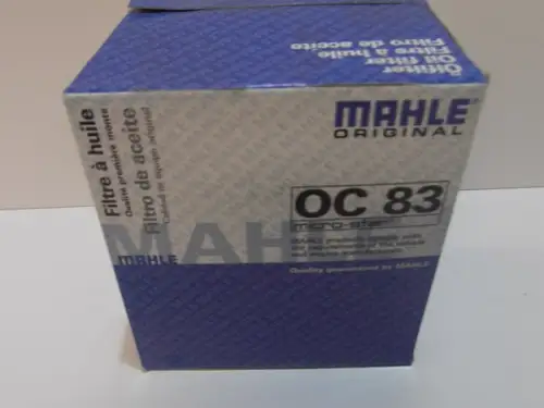 FILTRE À HUILE MAHLE OC83 NEUF
