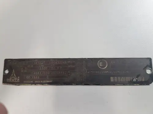 DEUTZ CARTER MB009 RÉNOVÉ