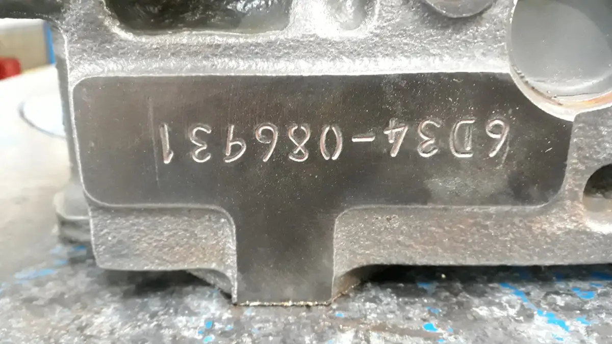 USED MITSUBISHI CRANKCASE MITSUBISHI 6D34 MB076 - Picture 2