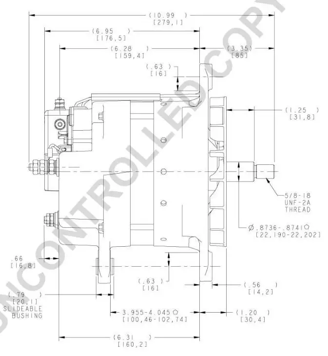 ALTERNADOR PRESTOLITE 24V 140AMP (RETORNO AISLADO) DSEPRES24140 NUEVO - Imagen 2