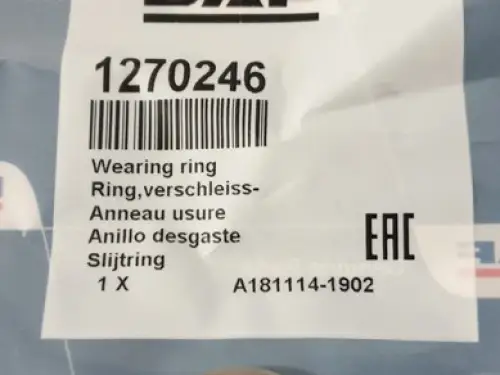 DAF JOINT TORIQUE 1270246 NEUF