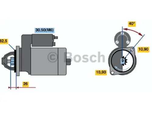 BOSCH STARTMOTOR 0 001 223 016 NEU – Vorschaubild 1