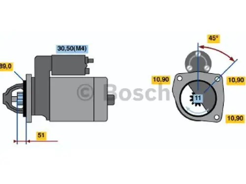 BOSCH STARTMOTOR 0 001 368 015 NEU – Vorschaubild 1