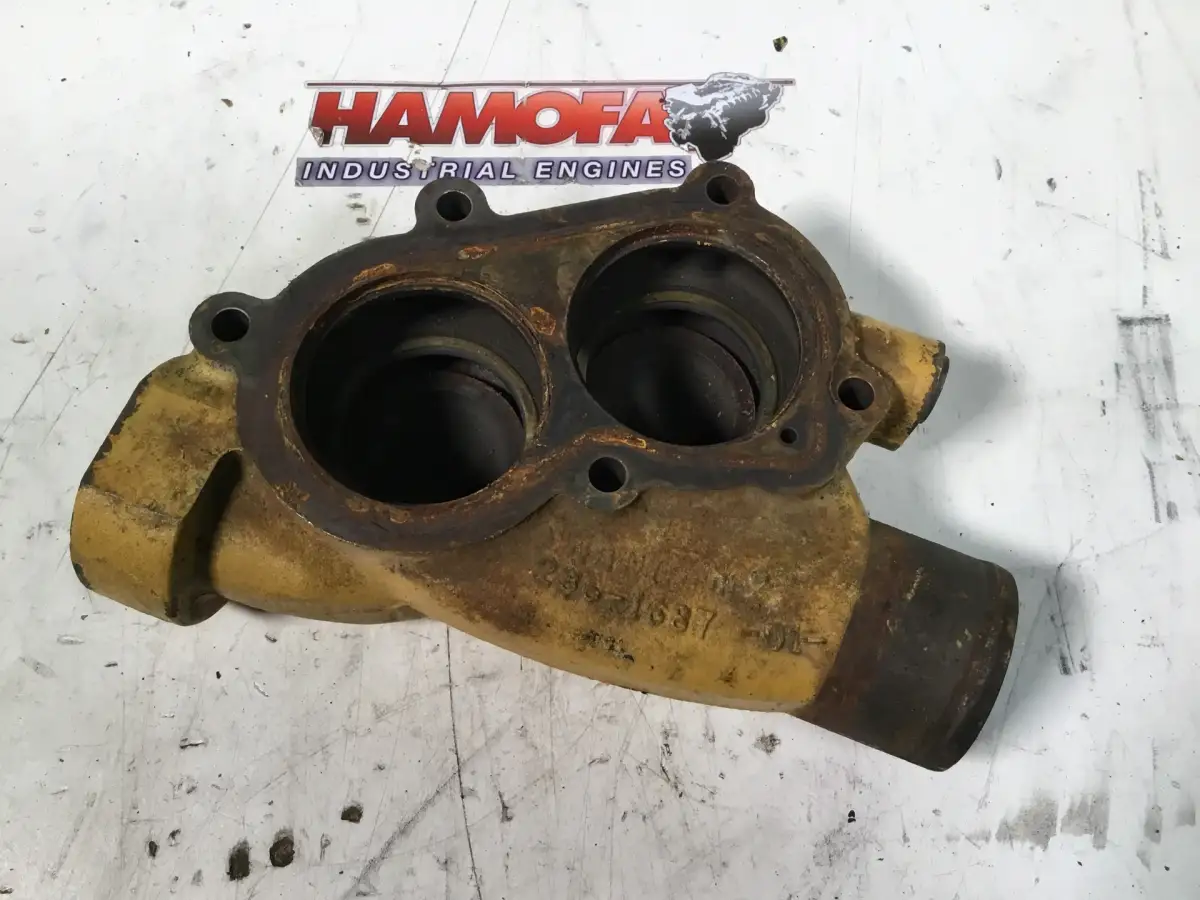 COUVERCLE DE THERMOSTAT CATERPILLAR 2361687 UTILISÉ - Image 3