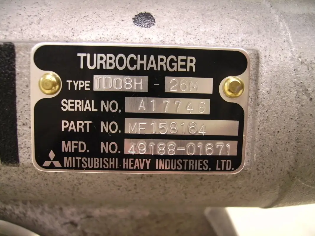 NEUER TURBO MITSUBISHI MITSUBISHI 6D24 ME158164 – Bild 2