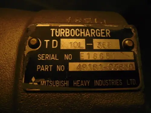 MITSUBISHI TURBO MITSUBISHI S16R 49181-03850 REBUILD - Thumb image 2