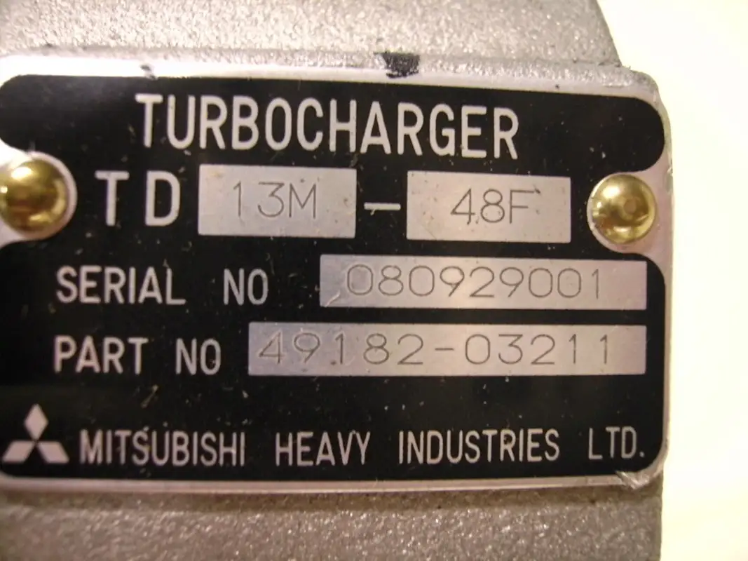 ТУРБО MITSUBISHI MITSUBISHI S16R 4918203211 НОВЫЙ - Фото 3