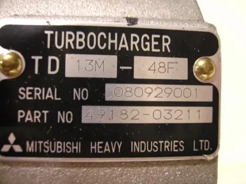 MITSUBISHI TURBO MITSUBISHI S16R 4918203211 NIEUW - Miniatuur afbeelding 3