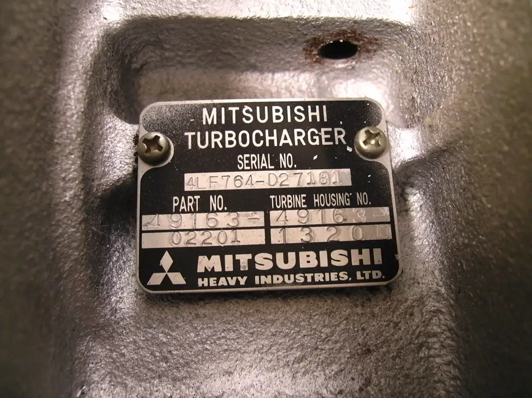 TURBO MITSUBISHI MITSUBISHI 4916302201 D'OCCASION - Image 2
