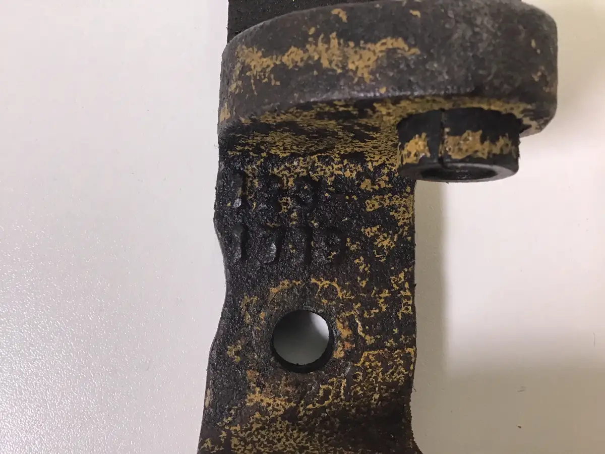 CATERPILLAR CAT C7 MOUNT BRACKET 1231719 USED - Picture 2