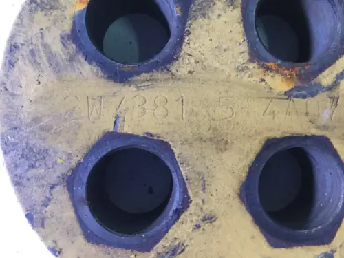 PLAQUE DE VERROUILLAGE CATERPILLAR 2W7381 D'OCCASION - Miniature 2