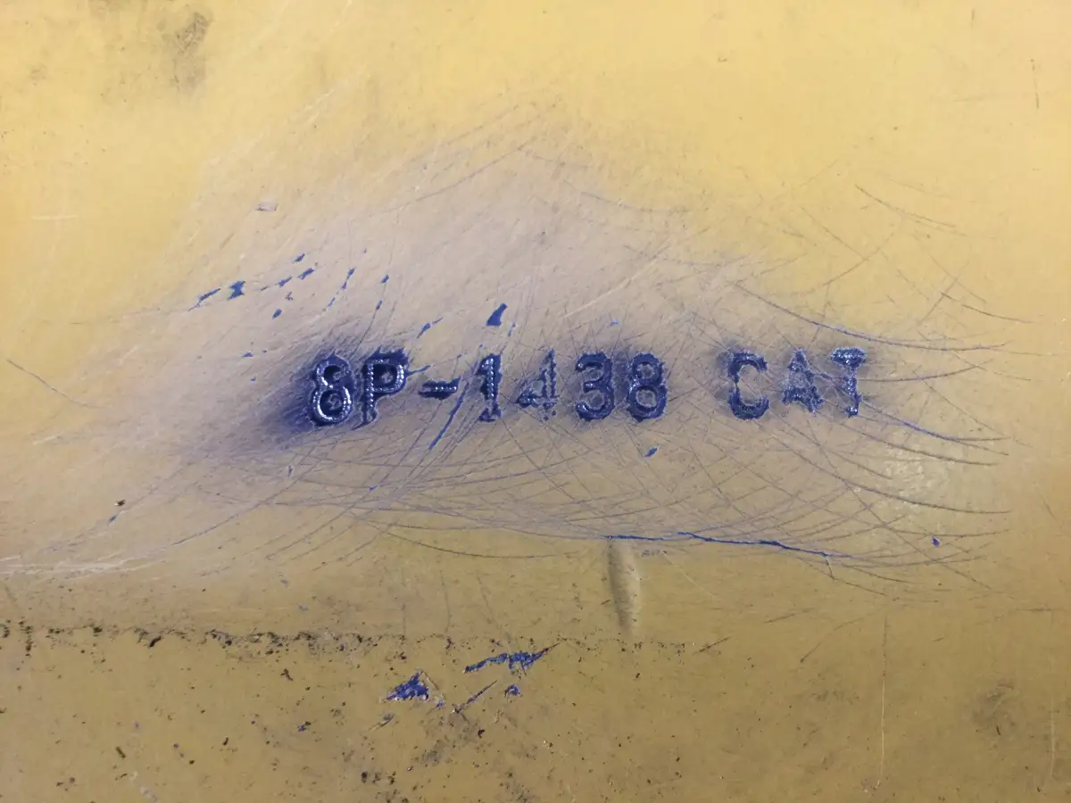 CATERPILLAR COVER PLATE 8P1438 USED - Picture 2