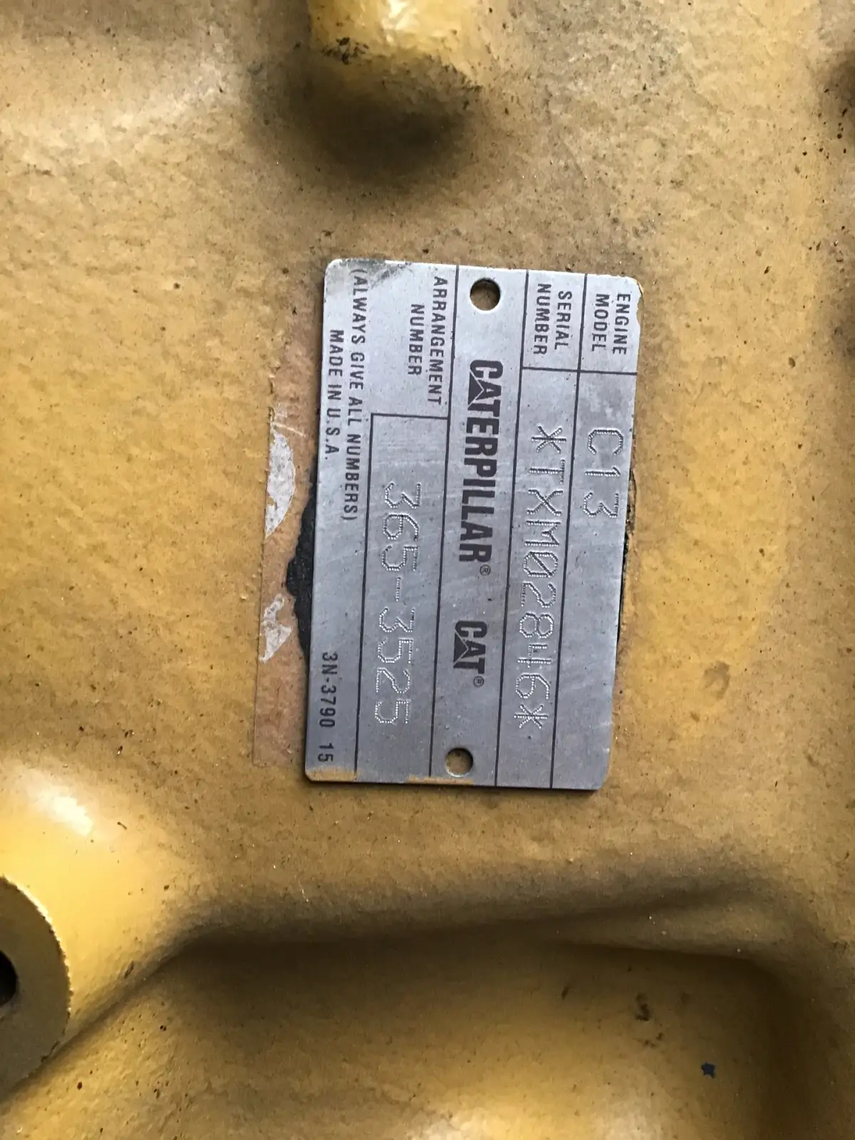 CATERPILLAR 3614763 PIÈCE D'OCCASION - Image 2