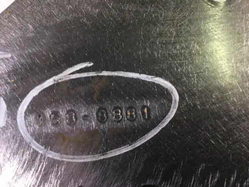 CATERPILLAR DISTRIBUTION PLATE 1588881 USED - Thumb image 2