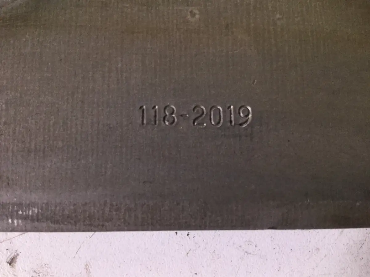 CATERPILLAR ALUMINIUM PLAAT 1182019 GEBRUIKT - Afbeelding 2