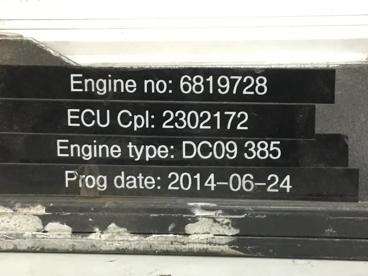 SCANIA MOTORCOMPUTER (ECU) 2544489 GEGEVEN - Afbeelding 3