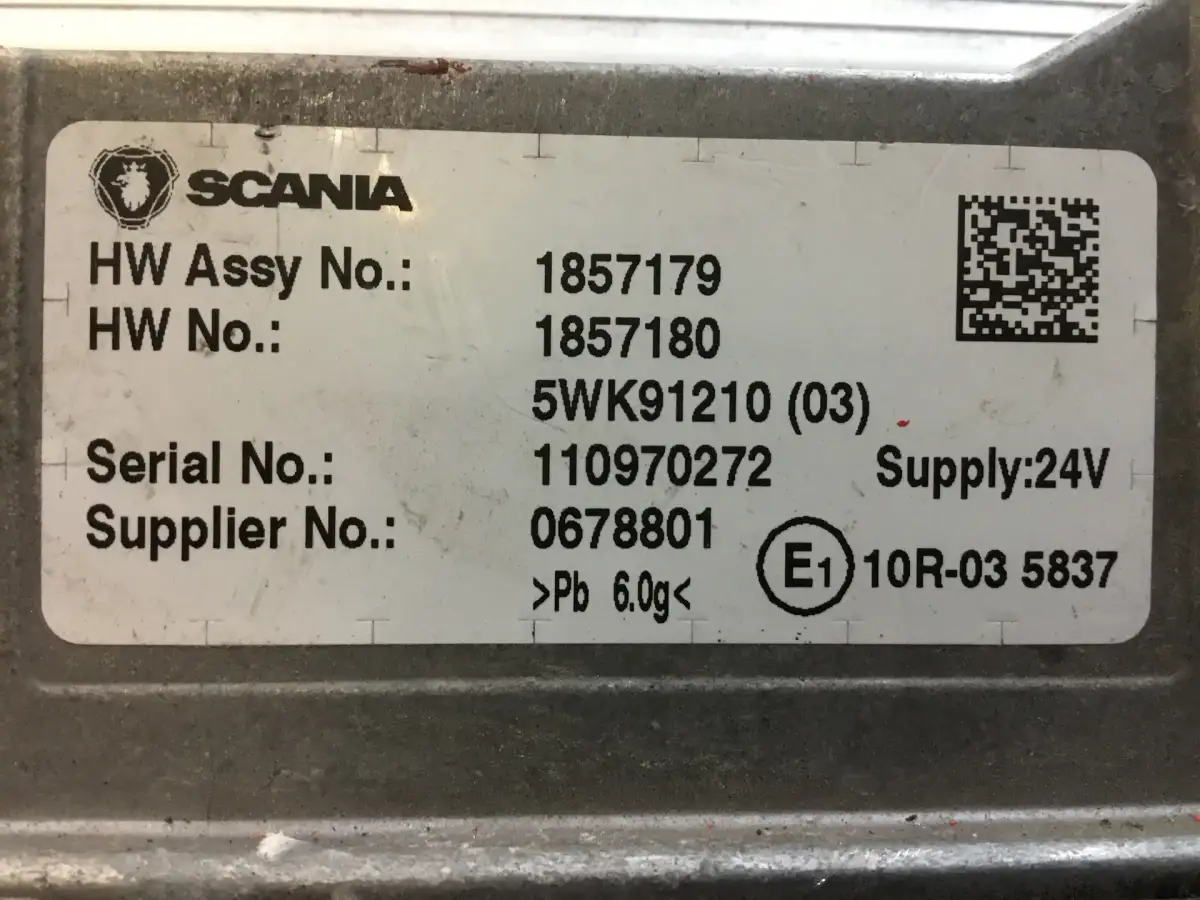 ORDENADOR DE MOTOR SCANIA (ECU) 2544489 USADO - Imagen 4