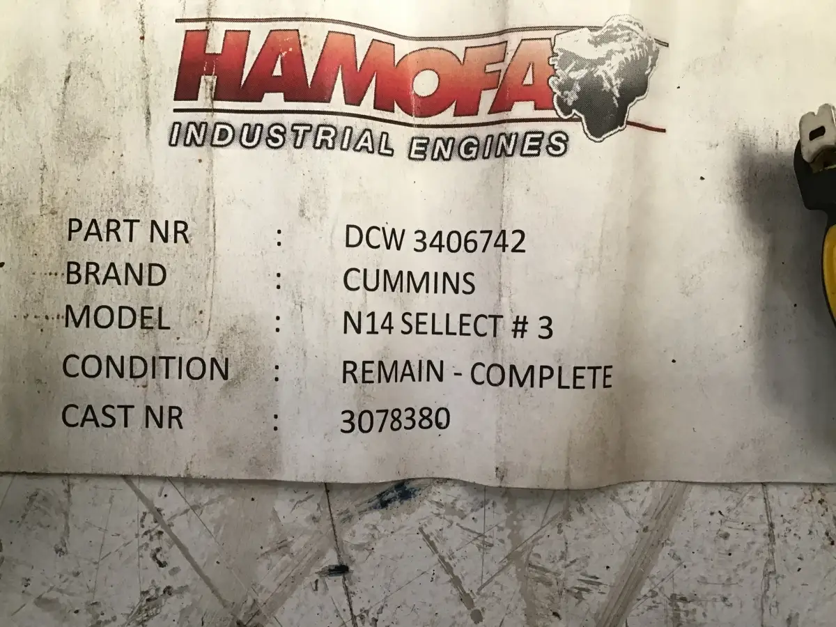 CUMMINS 3078380 USADO - Imagen 2