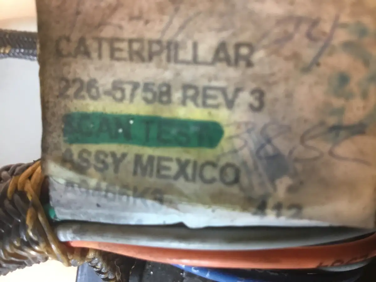 CATERPILLAR ENGINE WIRING LOOM 2265758 USED - Picture 2