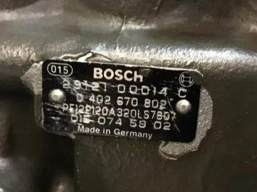 BOSCH BRANDSTOFPOMP 0402670802 GEBRUIKT - Miniatuur afbeelding 3