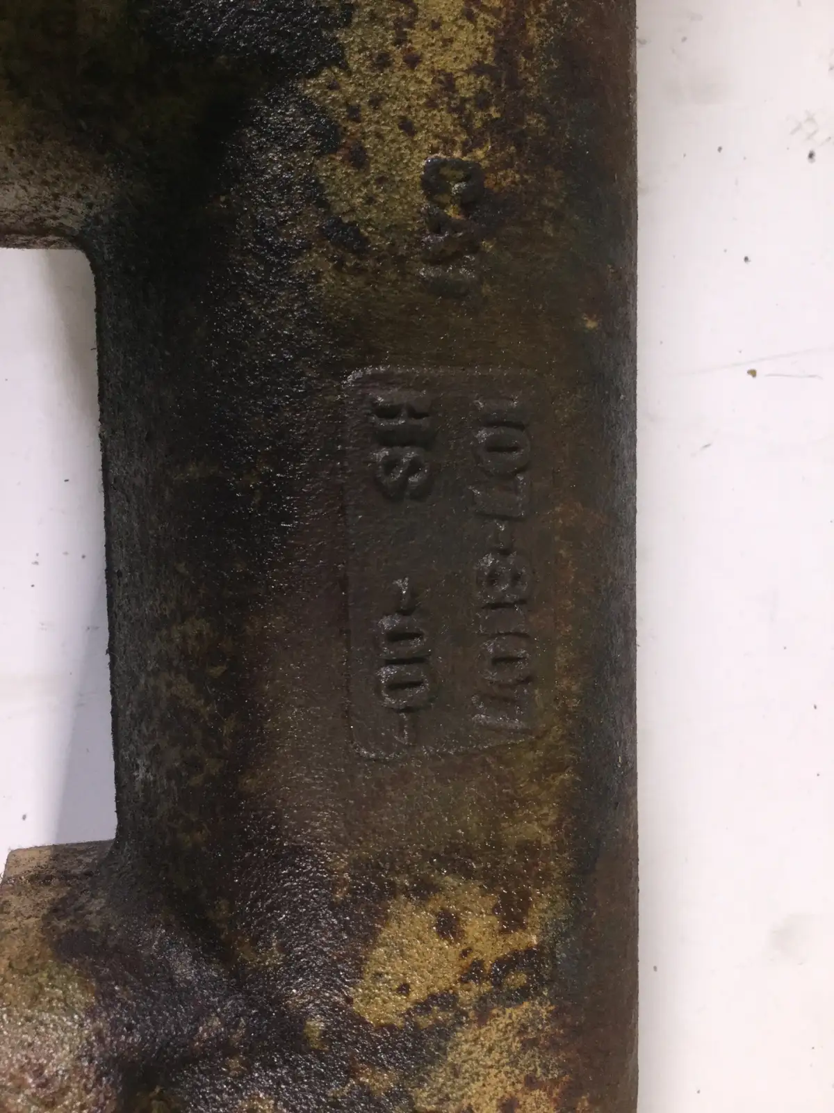 CATERPILLAR EXHAUST MANIFOLD 1078107 USED - Picture 2