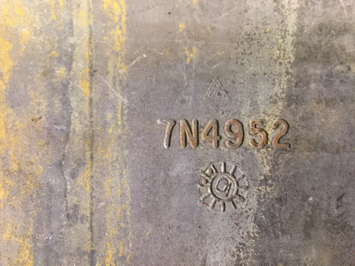 CATERPILLAR COVER PLATE 7N4952 USED - Picture 2