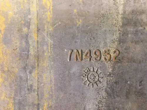 CATERPILLAR COVER PLATE 7N4952 USED - Thumb image 2