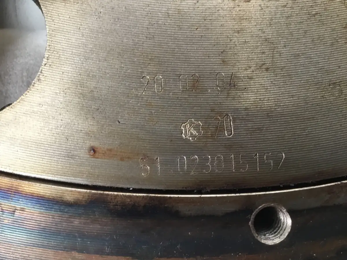 MAN FLYWHEEL 51023016030 USED - Picture 2