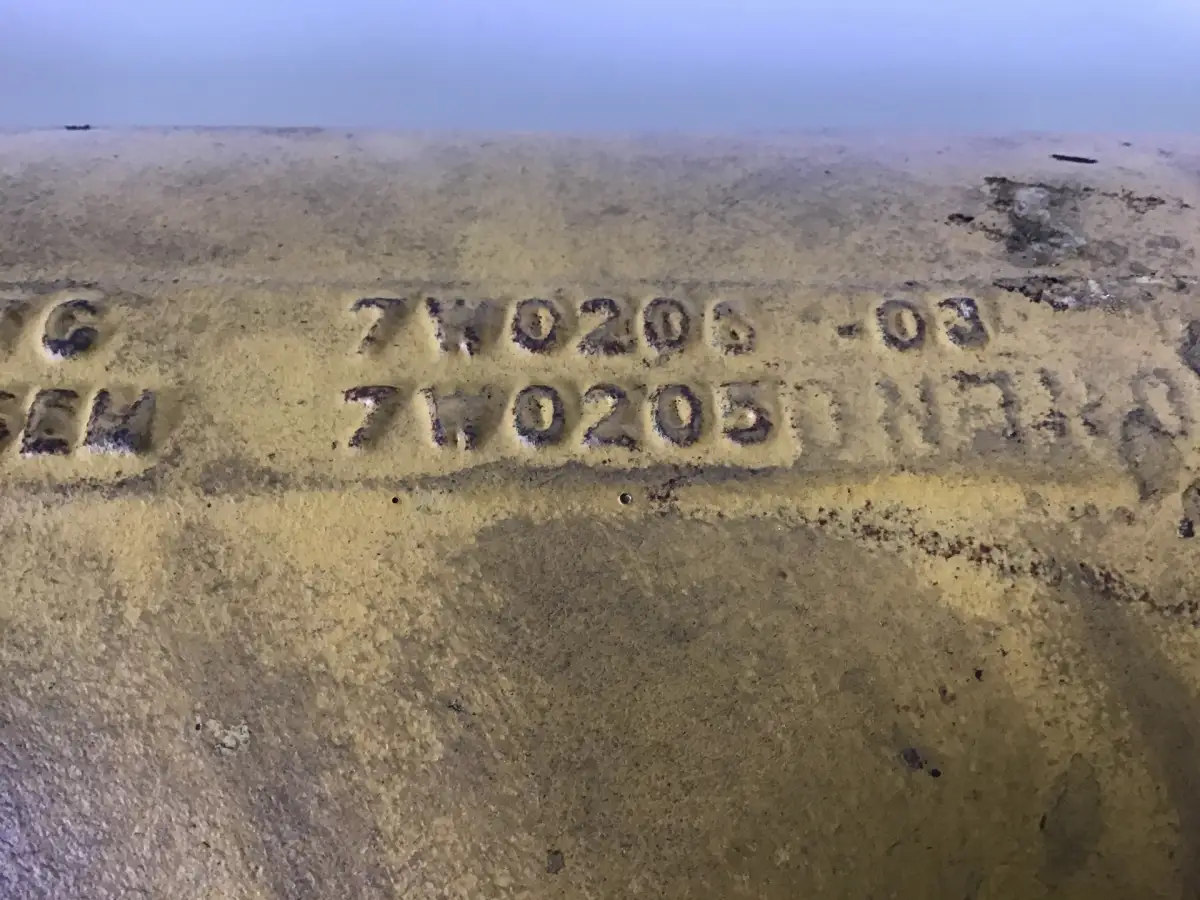 CATERPILLAR OIL COOLER 7W0205 USED - Picture 2