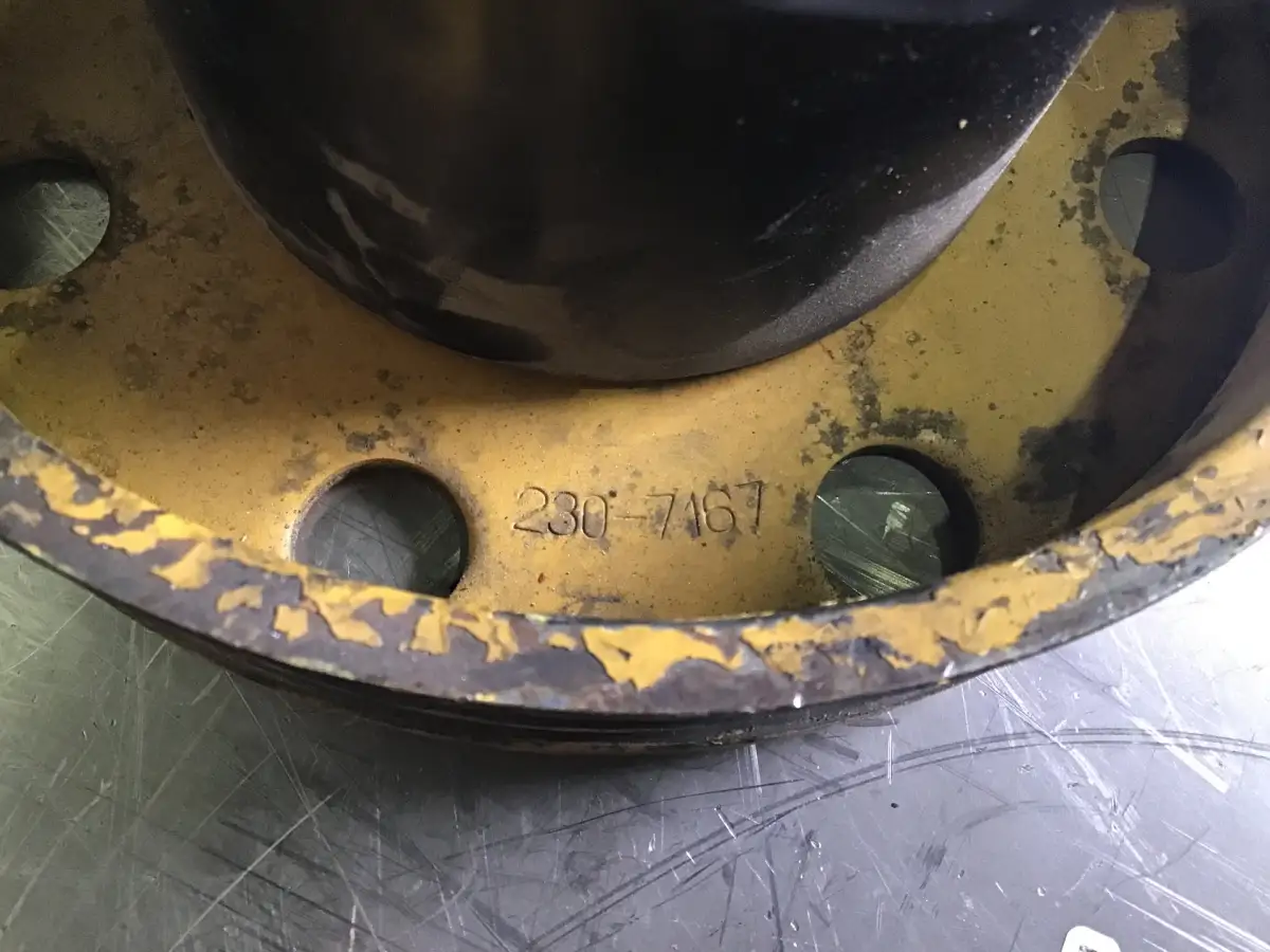 CATERPILLAR CRANKSHAFT PULLEY FOR 2307167 USED - Picture 2
