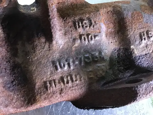CATERPILLAR UITLAATMANIFOLD 1017354 GEBRUIKT - Miniatuur afbeelding 2