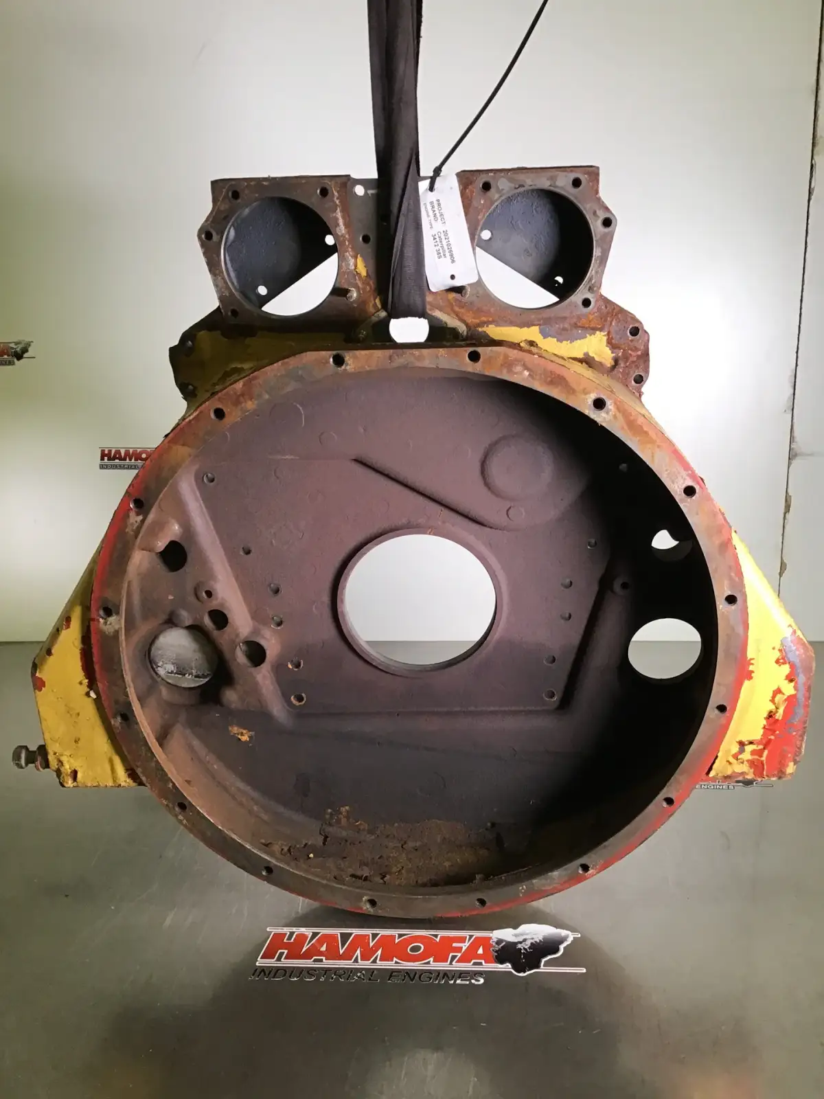 CATERPILLAR FLYWHEEL HOUSING 1W9694 USED - Picture 3