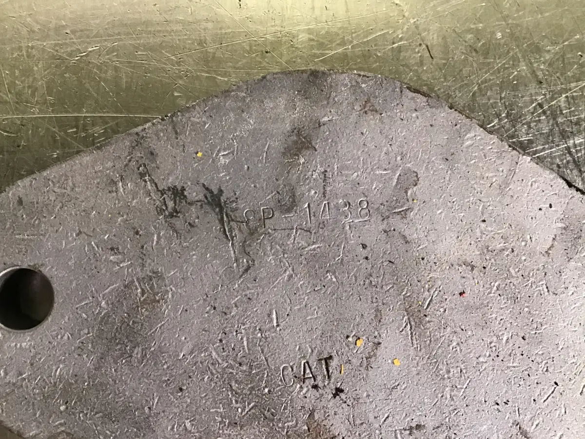 CATERPILLAR COVER PLATE 8P1438 USED - Picture 2