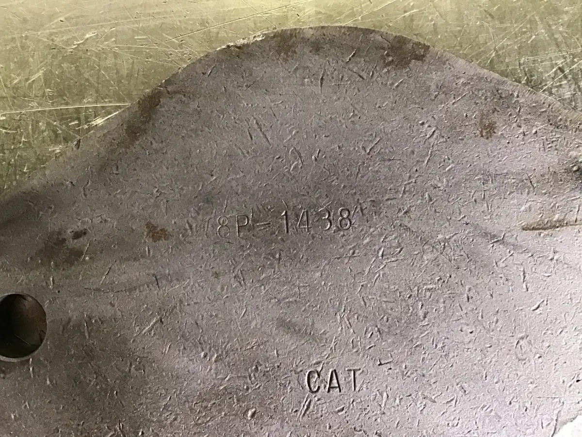 CATERPILLAR ABDECKPLATTE 8P1438 GEBRAUCHT – Bild 2