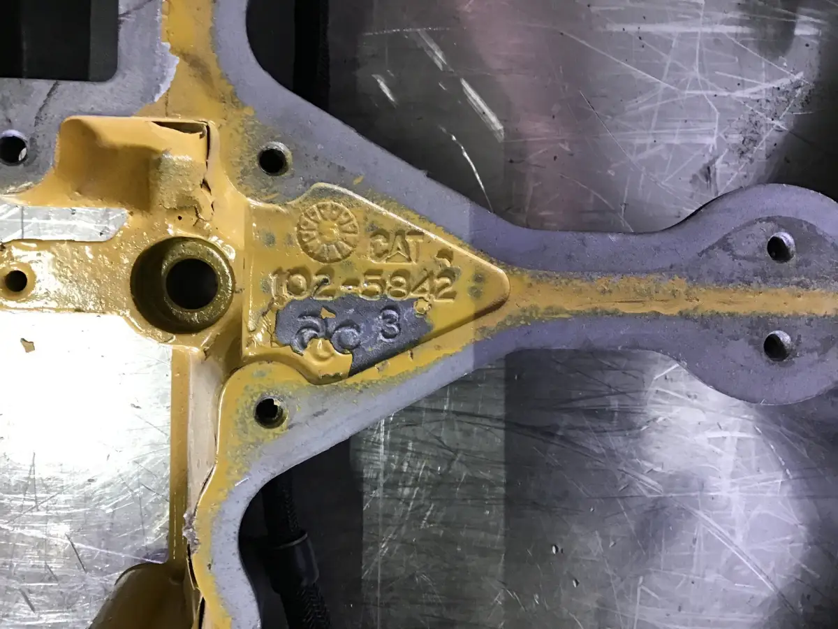 CATERPILLAR TUSSENSTUK KLEPPENDEKSEL 1025842 GEBRUIKT - Afbeelding 2