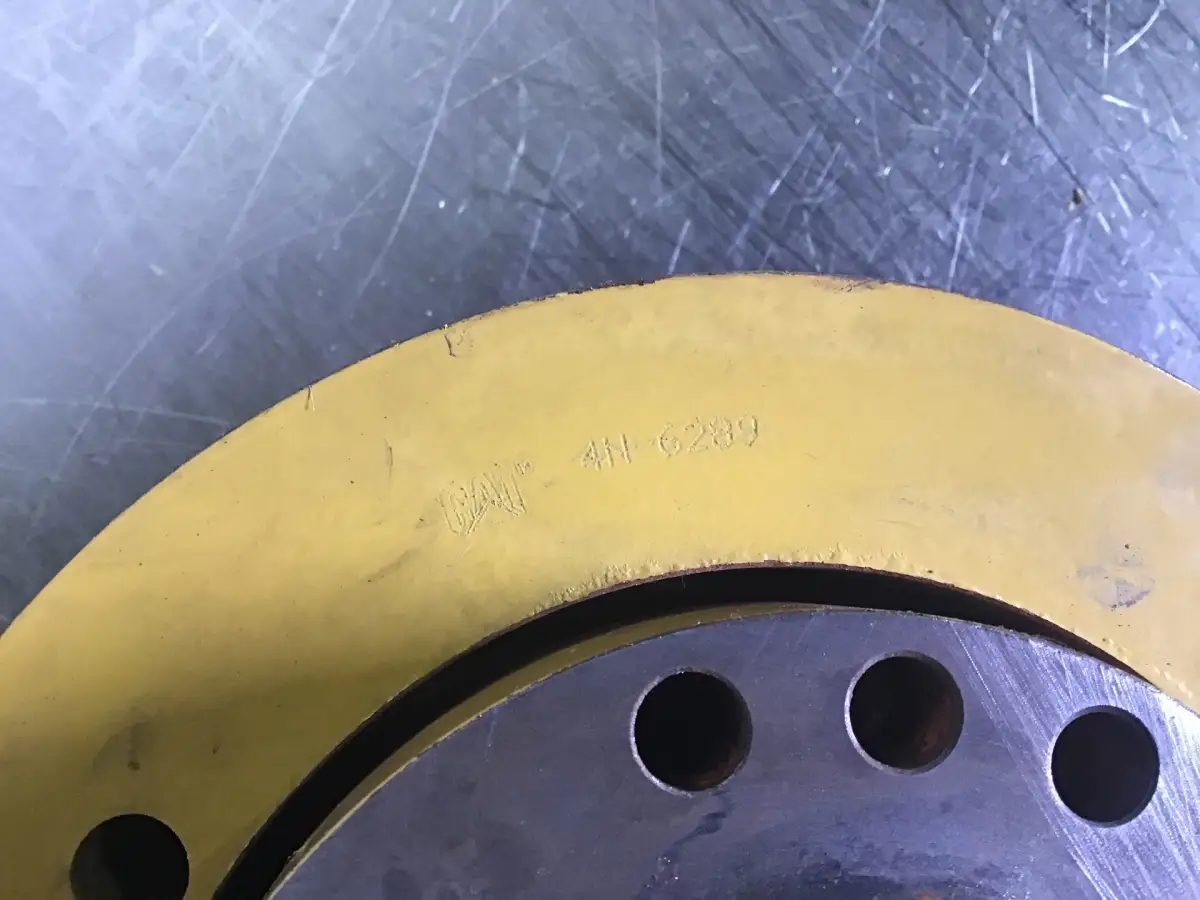 CATERPILLAR V-BELT PULLEY 4N6289 USED - Picture 2