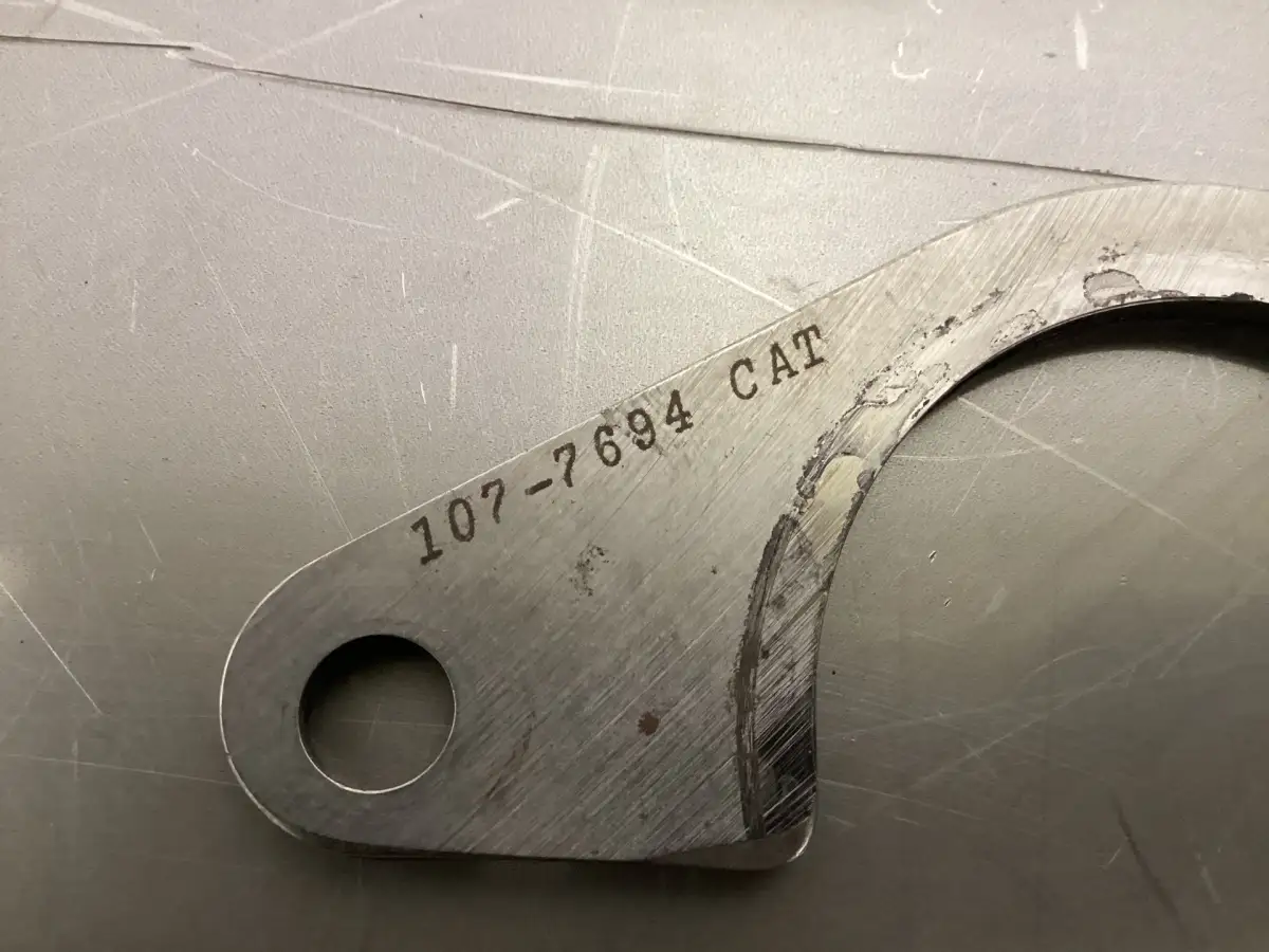 PLAQUE AXIALE CATERPILLAR 1077694 UTILISÉE - Image 2
