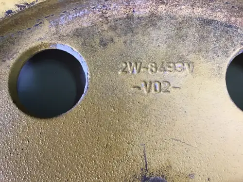 CATERPILLAR V-BELT PULLEY 2W8493 USED - Thumb image 2