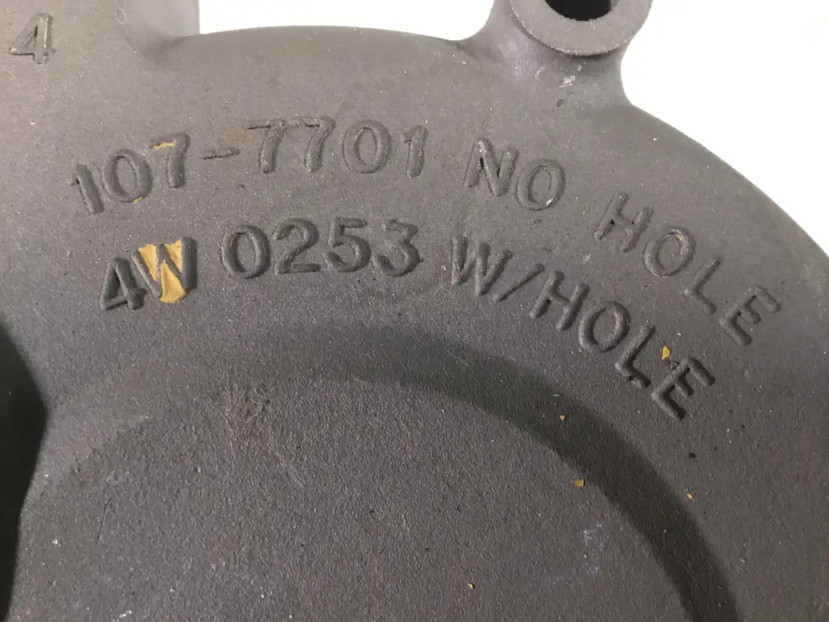 CATERPILLAR WATERPOMP AANSLUITING 4W0253 GEBRUIKT - Afbeelding 2