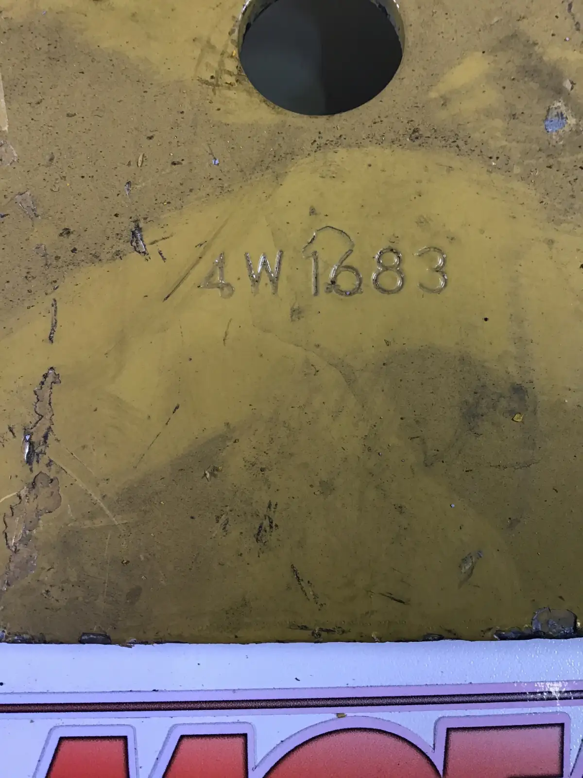 CATERPILLAR LIFTING EYE 4W1683 USED - Picture 2