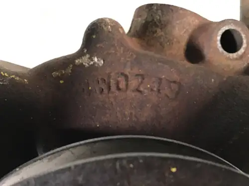 CATERPILLAR WATER PUMP HOUSING 4W0249 USED - Thumb image 3