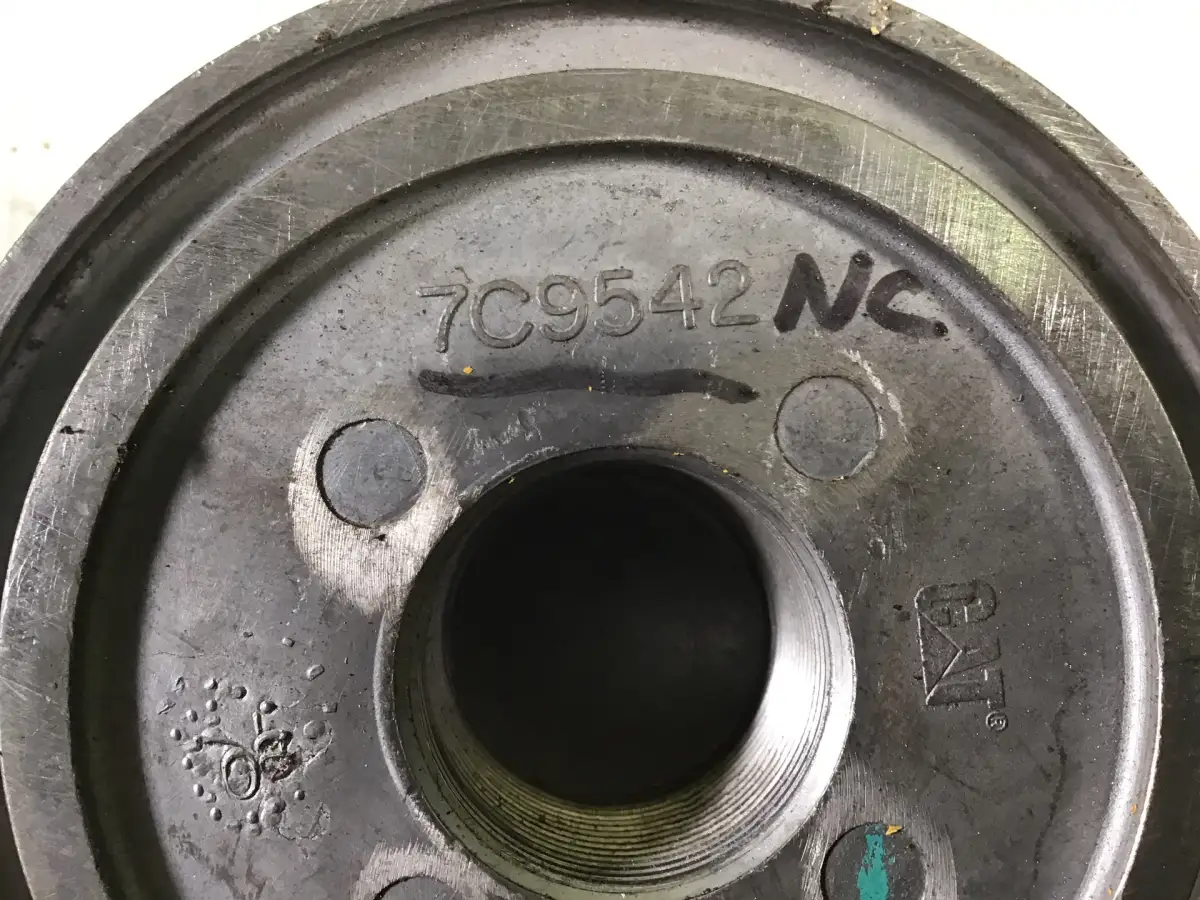 CATERPILLAR OIL FILTER HOUSING COVER 7C9542 USED - Picture 2
