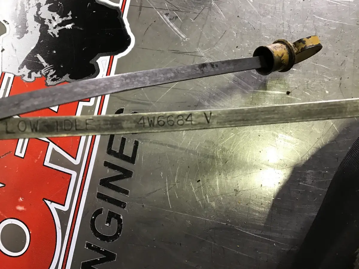 CATERPILLAR OLIEDIPSTICK 4W6684 GEBRUIKT - Afbeelding 2