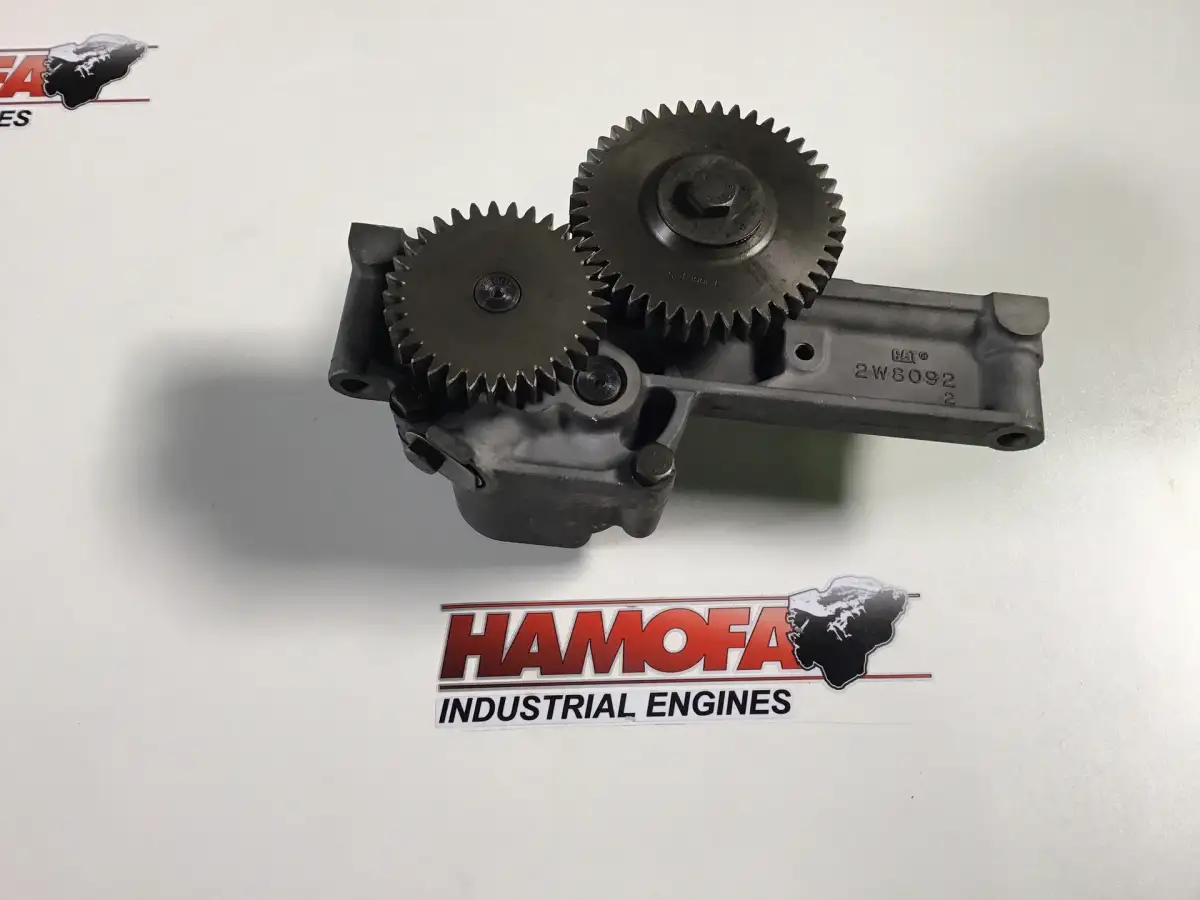 CATERPILLAR OIL PUMP WITH INTERMEDIATE GEAR 4964800 USED - Picture 2