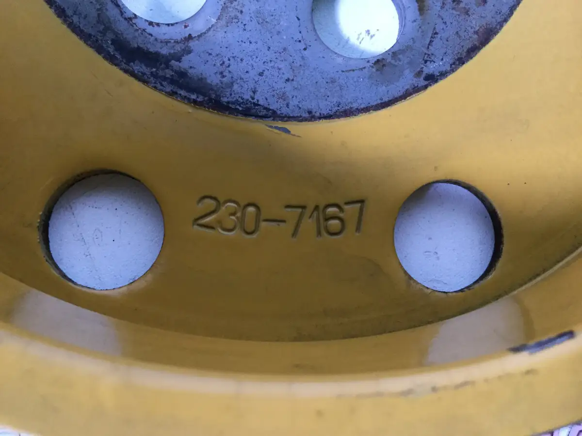 CATERPILLAR CRANKSHAFT PULLEY FOR 2307167 USED - Picture 2